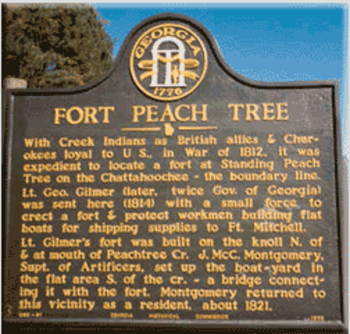 Fort Peachtree was built