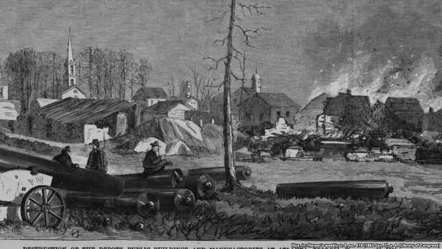 Sherman destroyed ATL