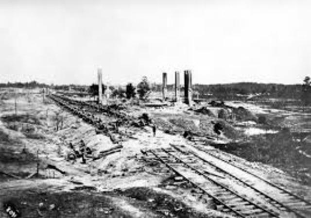 Sherman destroyed Atlanta