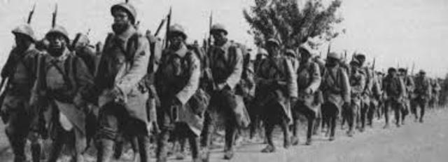 El ejercito francés.