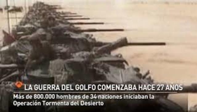 Guerra del golfo.