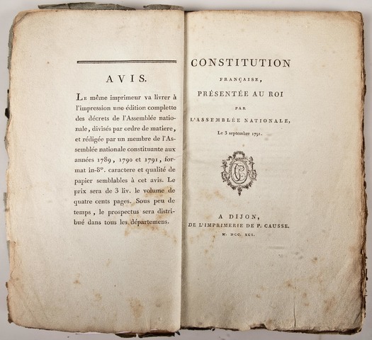 Establishment of the New Constitution
