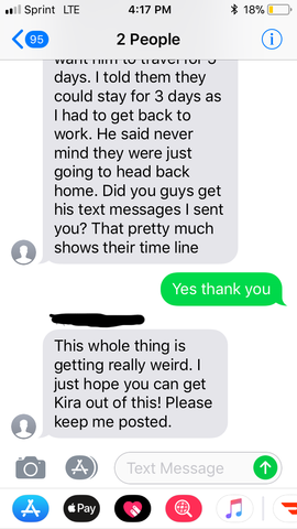 more details re whereabouts