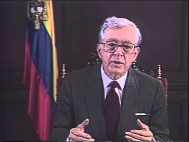 Presidente de Colombia: Virgilio Barco Vargas