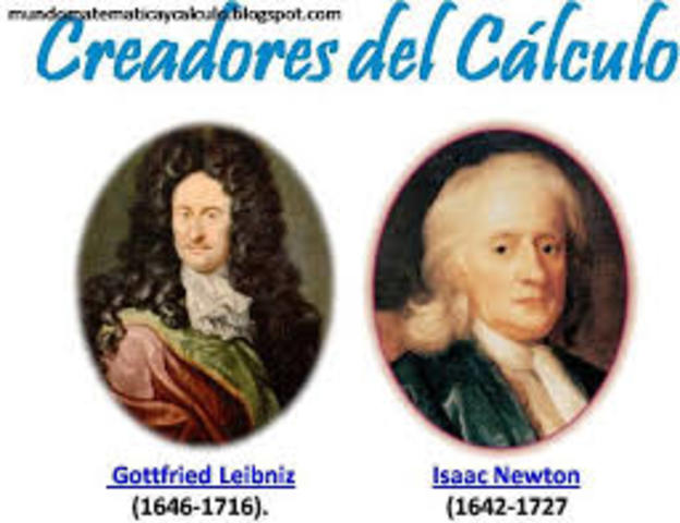 Isaac Newton y Gottfried Wilhelm Leibniz Siglo XVII