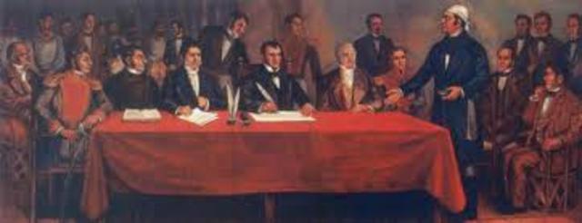 Promulgación del Acta de Independencia