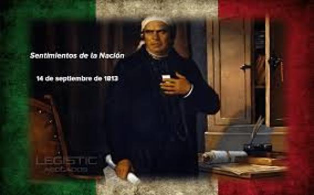 Documento; Sentimientos de la Nación