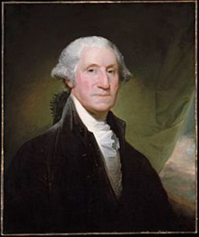 George Washington becomes president