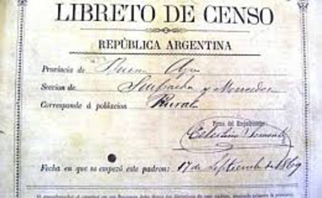 Primer censo nacional