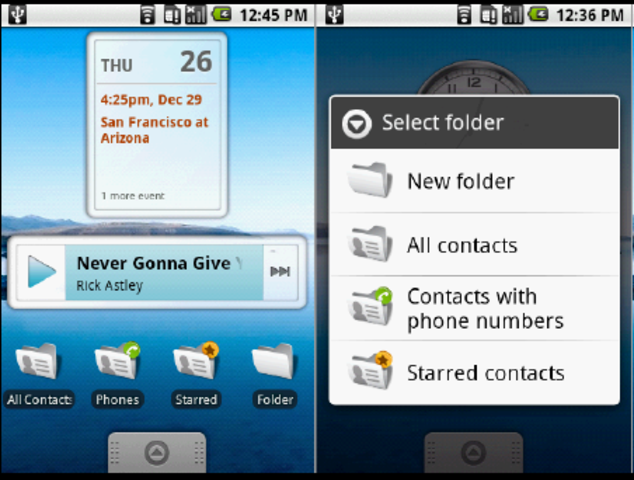 ANDROID 1.5 - CUPCAKE
