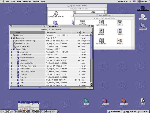 MAC OS System 8
