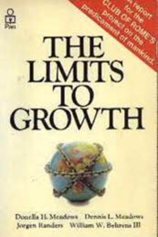 Publicación del libro "Límites del Crecimiento"