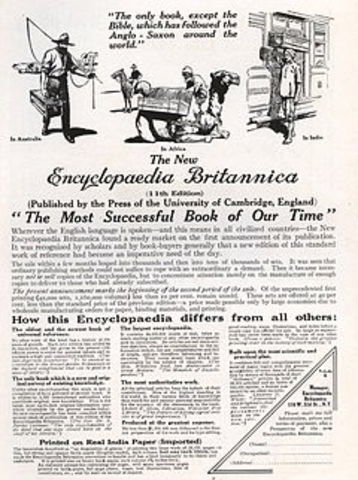 The First Published Encyclopedia