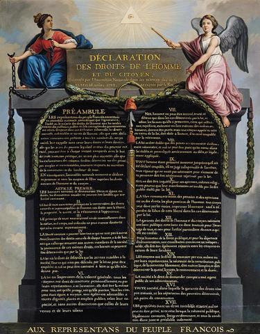 The Declaration of Rights of Man and Citizen
