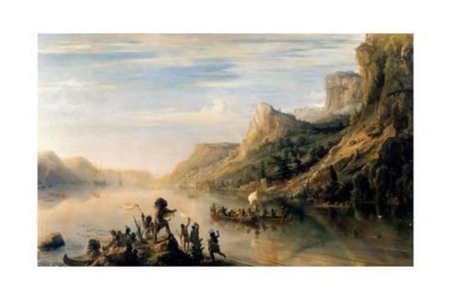 Cartier's journey up the St. Lawrence River in 1534