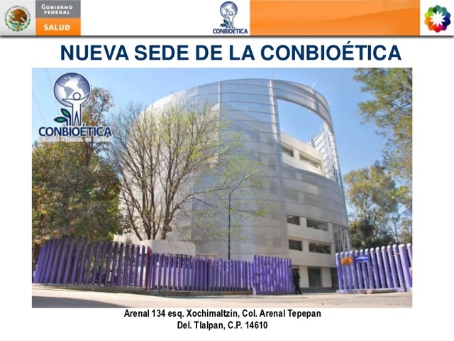 Nueva sede de la CONBIOÉTICA