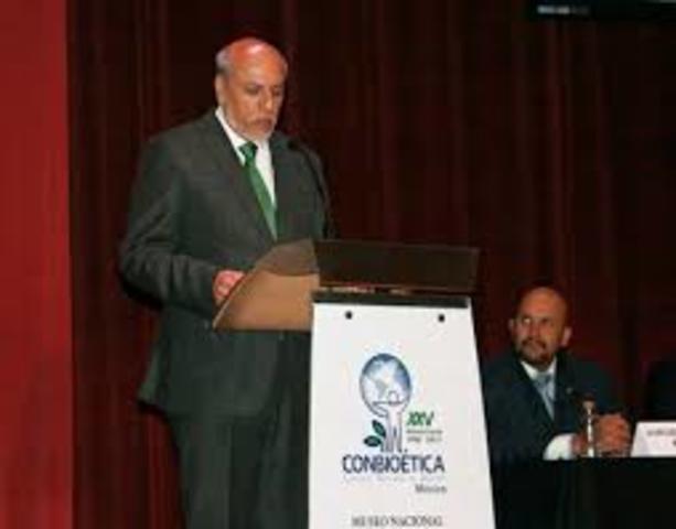 Celebración de los XXV años de la Comisión Nacional de Bioética en México.