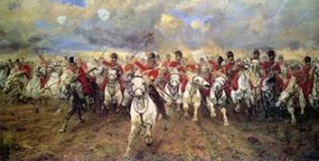 Napoleon Defeated at Waterloo
