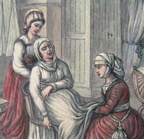 Las parteras de la época