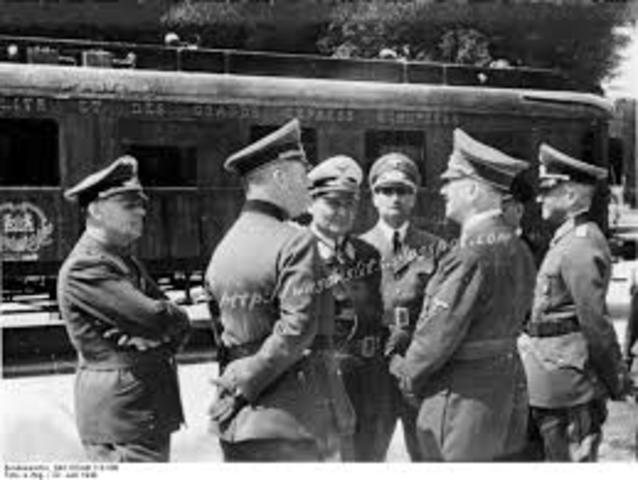 El armisticio del 22 de junio de 1940 es el nombre de un acuerdo de cese de hostilidades entre las autoridades del Tercer Reich alemán y los representantes del gobierno francés del mariscal Pétain