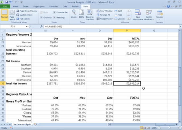 Excel 14(2010)