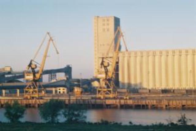 Concepto moderno de cadena de suministro