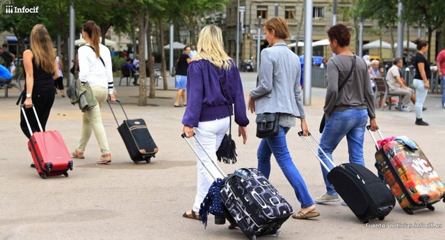 Llegada de turistas extranjeros a México