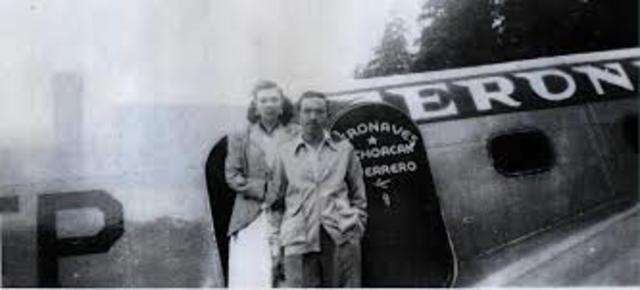 Inicio de operaciones de compañía "Líneas Aéreas".