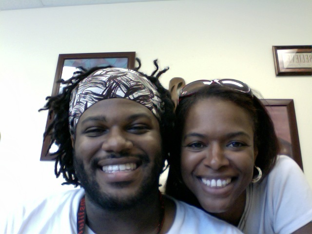 TAKING PICS WITH KELLUM AT FIRST DAY