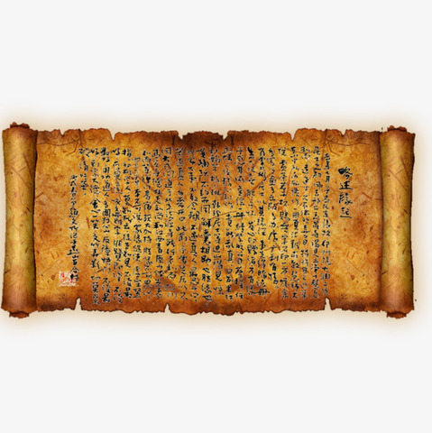 Pergaminos y cartas.