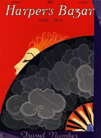 Erté, portadas de Harper’s Bazaar.