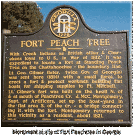 Fort Peachtree was built