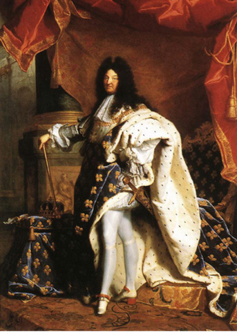 Louis XIV takes rule of Franc
