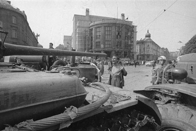 Opprør i Tsjekkoslovakia