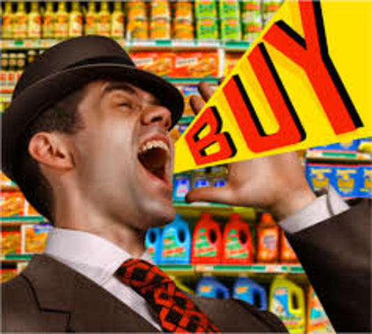 Publicidad desenfrenada.