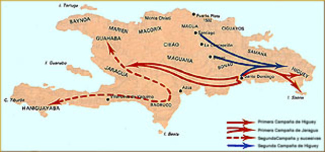 Campañas de conquista y resistencia indígena