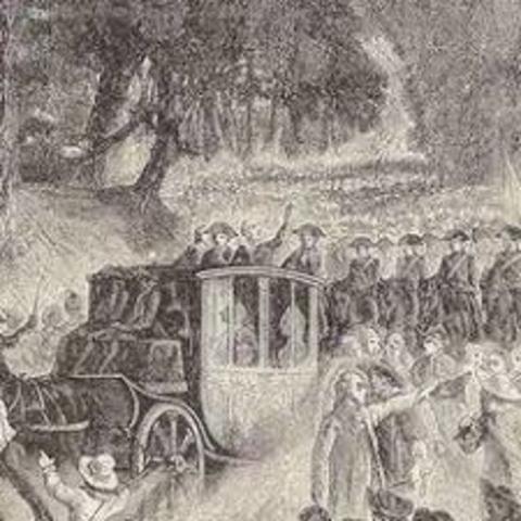 Royal family flees to paris