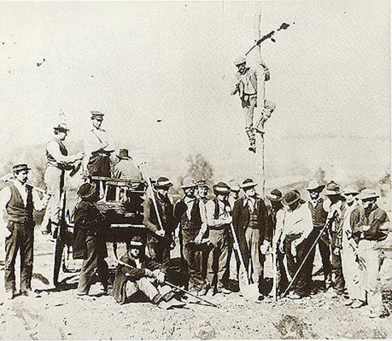 La primera demostración pública del telégrafo eléctrico en México