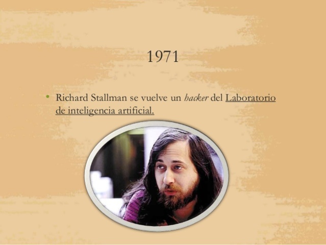 Richard Stallman inicia su carrera