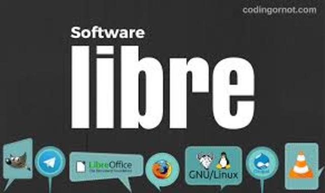 Se crea el concepto de Software Libre