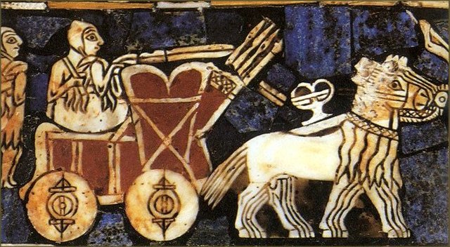 Uso de la rueda en Mesopotamia