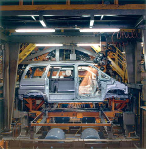 Ford introduces the modular assembly line at it St. Louis assembly plant