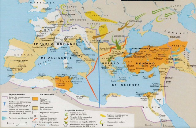 Siglo IV. Imperio Romano Cristiano Educación intelectual y religiosa