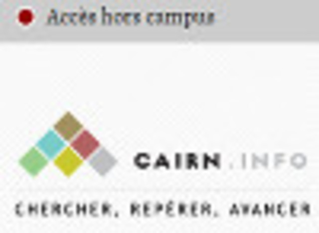 Rentrée 2018-2019 Cairn accessible Hors Campus