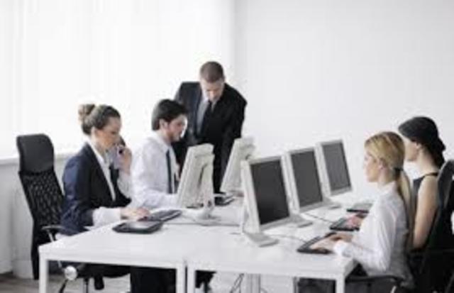 Las empresas comienzan a depender de computadoras