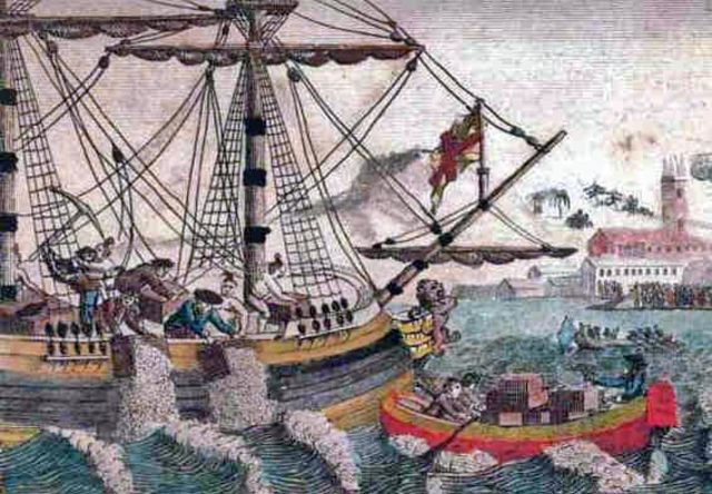 The Boston tea party