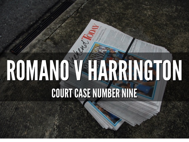 Romano v. Harrington