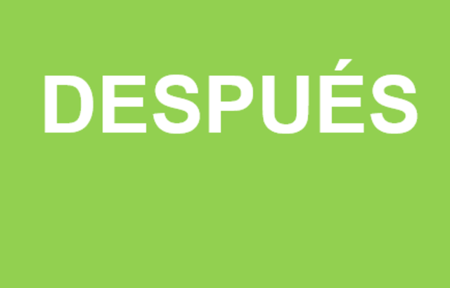 DESPUÉS