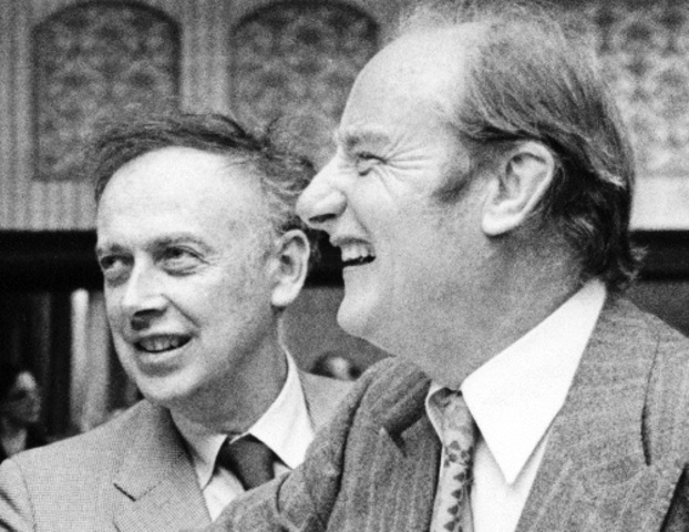 James Watson (1928) y Francis Crick (1916-2004)