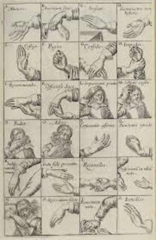 La Chirologia por Bulwer.